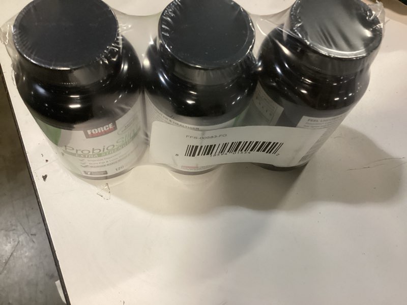 Condition photo showing New/Like New for Force Factor ProbioSlim Extra Strength Probiotic Supplement for Women and Men with 30 Billion CFUs and Green Tea Extract for Gut Health Support, Bloating and Gas Relief, 120 Count (Pack of 3)