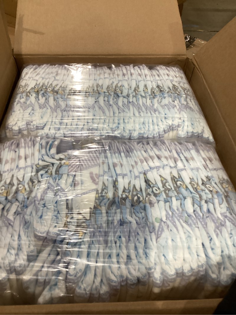 Condition photo showing New/Like New for Luvs Diapers - Size 6, 144 Count, Bluey Platinum Protection Baby Diaper Size 6 144