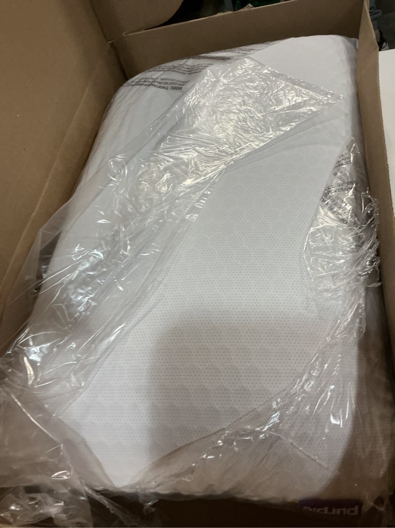 Condition photo showing Good Condition for Purple Harmony Pillow – Talalay Latex Foam Cooling Pillow for Combo or Side Sleepers, 360º Hex GelFlex Grid for No-Pressure Support and Luxurious Weightless Feel - Standard, Medium Feel, Tall Height Standard – Tall