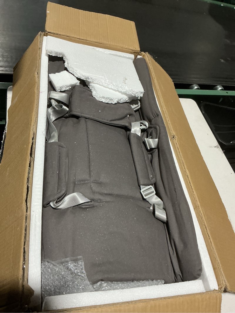 Condition photo showing Good Condition for 3-in-1 Baby Bouncer Adjustable Wooden Rocker Chair, Ergonomic Design Baby Lounger with Removable Cushion,Seat Belt and Booster, Recliner for Infants to Toddler (Grey)