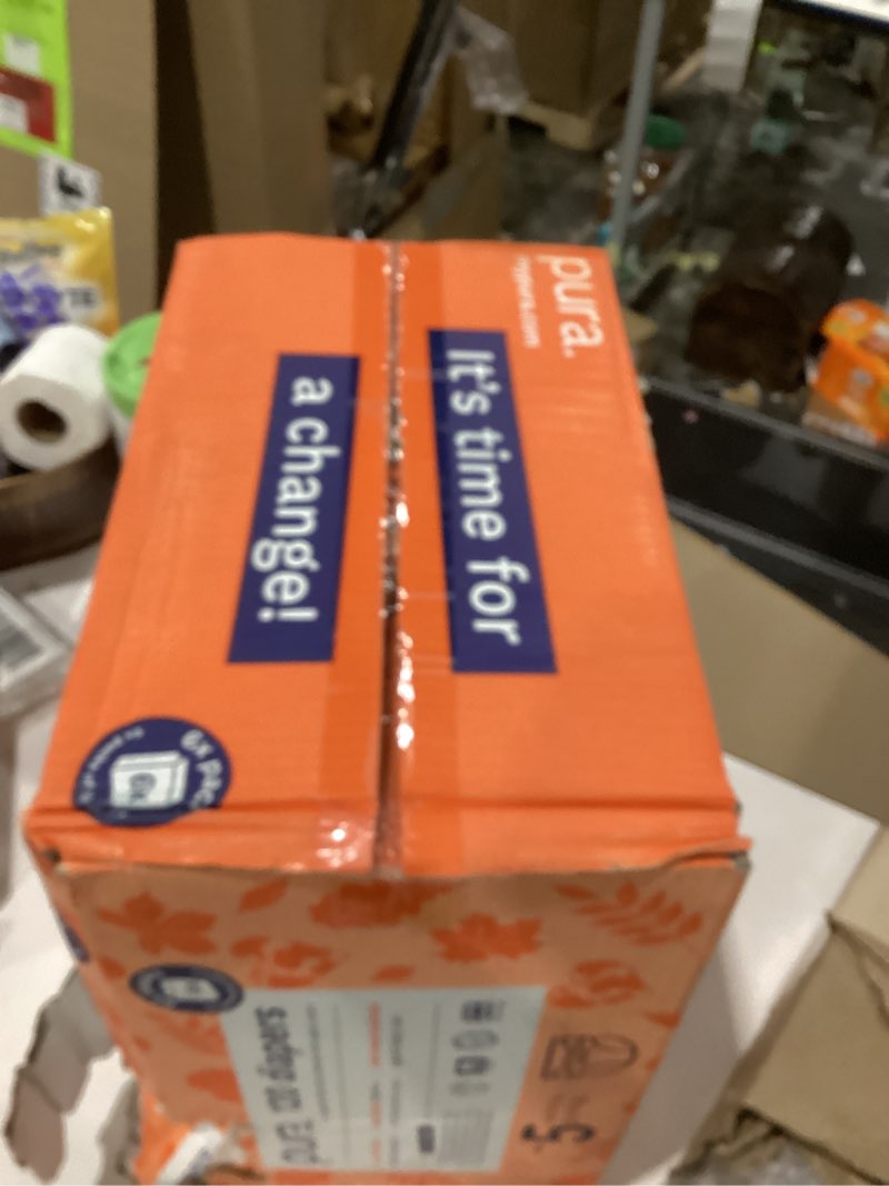 Condition photo showing As Is for Pura Size 5 Eco-Friendly Diapers (24-35 lbs) Totally Chlorine Free (TCF), Hypoallergenic, Soft Organic Cotton, Sustainable, up to 12 Hours Leak Protection, Allergy UK, 6 Packs of 20 (120 Diapers) Size 5 (120 Diapers)