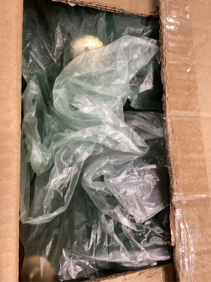 Condition photo showing New/Like New for Lanpn 4 Pcs 8" Large Christmas Ornaments, Oversized Velvet Xmas Tree Ball, Big Flocked Christmas Tree Ornament, Shatterproof Plastic Balls for Yard Lawn Holiday Hanging Decor, Dark Green Dark Green 8"/ 4 pcs