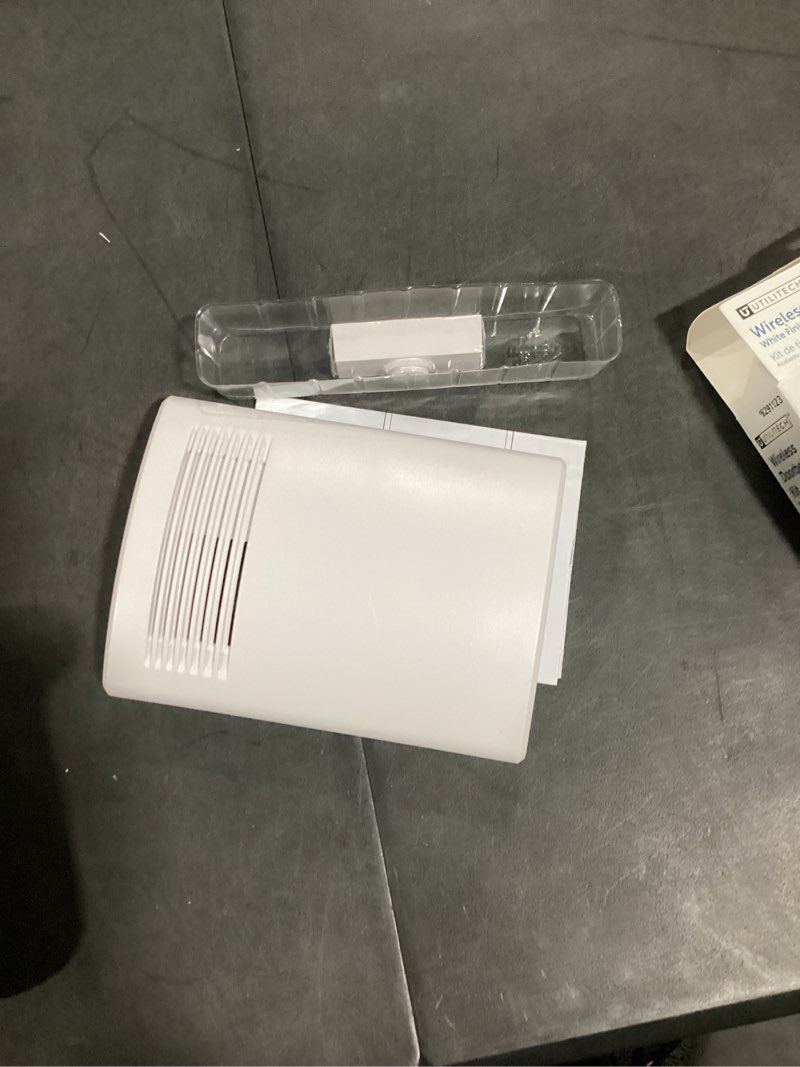 Condition photo showing Good Condition for utilitech white wireless doorbell doorbell kit