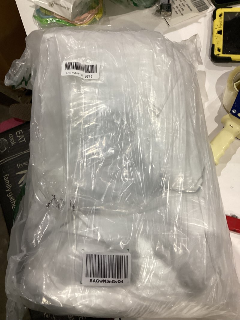 Condition photo showing As Is for MIULEE 22x22 Pillow Inserts,Set of 2 Down Feather Throw Pillows for Couch Sofa Bed, Decorative Fluffy Throw Pillow Inserts Cotton Fabric,White 2 22x22 Inch