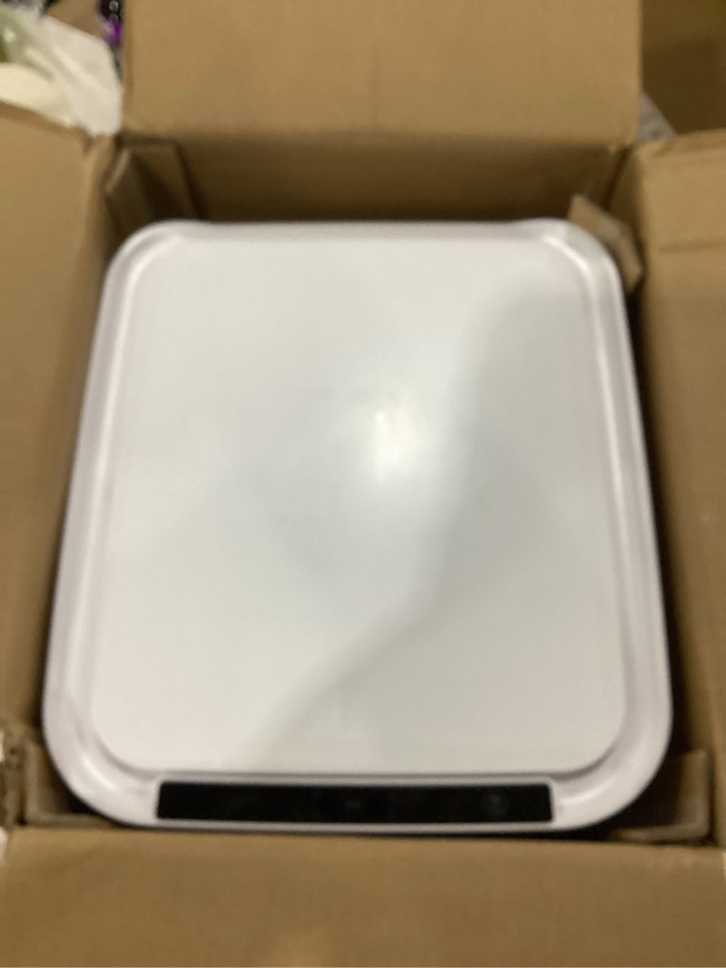 Condition photo showing As Is for Automatic Self Changing Trash Can,Self Sealing Trash can,Self Bagging Motion Sensor Touchless Garbage Can for Kitchen Bathroom Office, 4.5 Gallon 17L, 12 Refill Rings