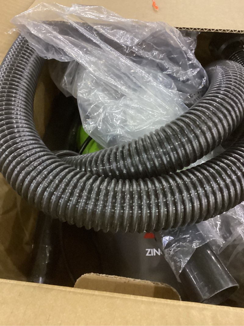 Condition photo showing As Is for Bissell 2156A Zing Canister Bagless Vacuum Zing Canister Lime