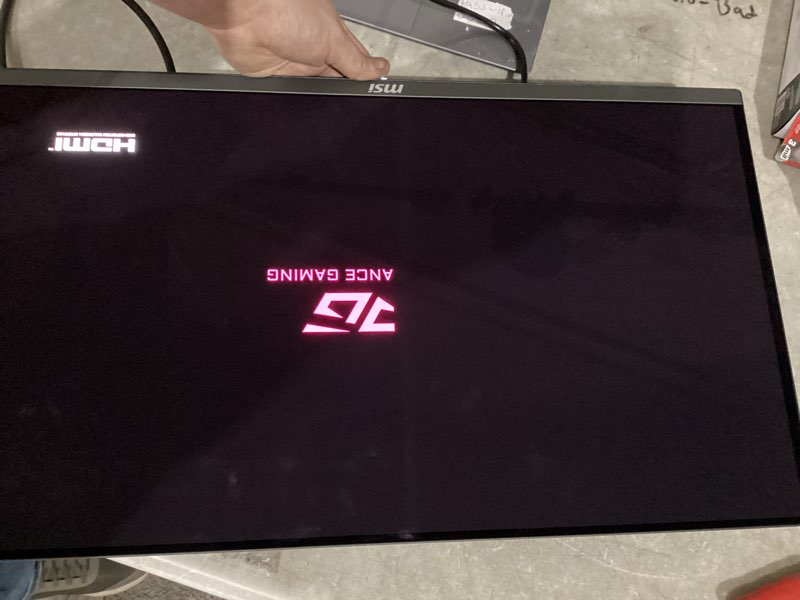 Condition photo showing As Is for monitor turns on then right back off, possible power fuse issue as is!!!!!       omsi mpg 271qrx qd-oled, 27 oled gaming monitor, 2560 x 1440 (qhd), 0.03ms response time, 360hz, true black hdr 400, hdmi, dp port, usb type c, tilt, height, black mpg 271qrx qd-oled 27 inch 2560 x 1440 (qhd) 360 hz enrir