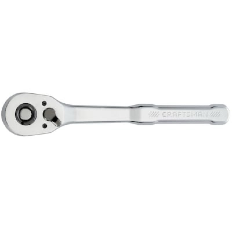 craftsman 72 -tooth 1/2-in drive full polish handle ratchet
