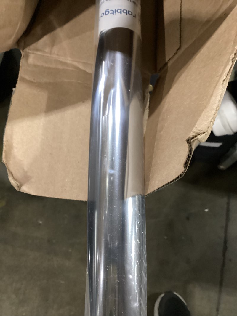 Condition photo showing New/Like New for rabbitgoo window privacy film one way window tint for home, removable reflective heat sun blocking anti uv glass door covering, mirror tinting film house office, 29.5 in x 6.5 feet, silver 29.5" x 78.7" silver