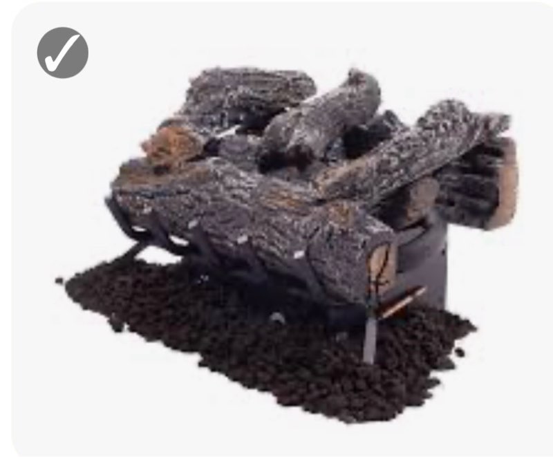 Master forge Vent-Free-Gas-Log-Set-Ceramic-Fiber-Logs/