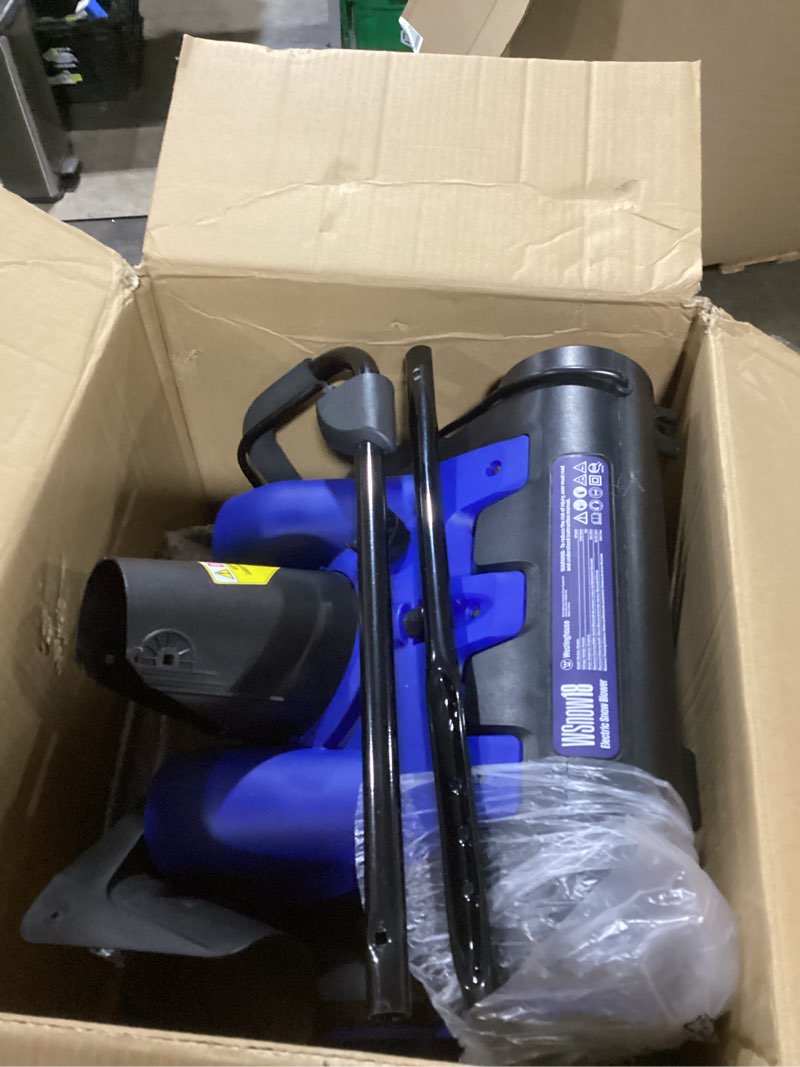 Condition photo showing Good Condition for Westinghouse WSnow18 Corded Snow Blower 18 Inch, Dual LED Lights, Electric Snow Blower with 25ft Throwing Distance, Plows 650lbs/min, Adjustable Chute