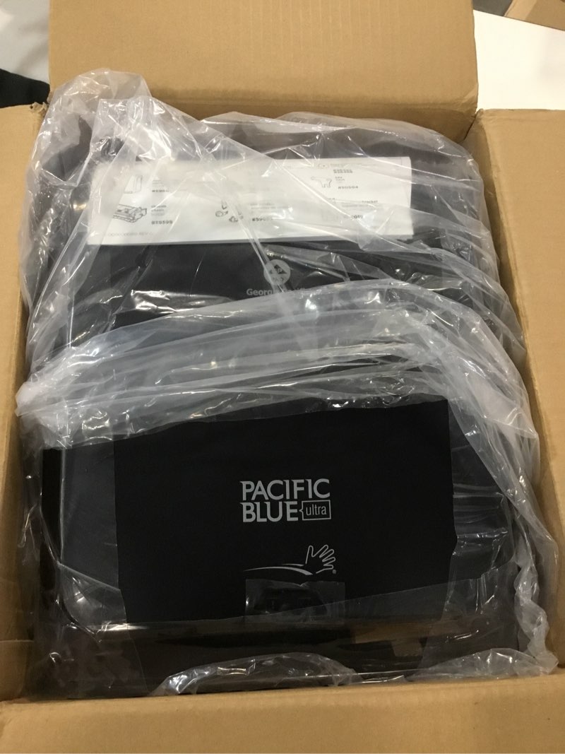 Condition photo showing New/Like New for Georgia Pacific Professional Pacific Blue Ultra Paper Towel Dispenser  Automated  12.9 x 9 x 16.8  Black -GPC59590