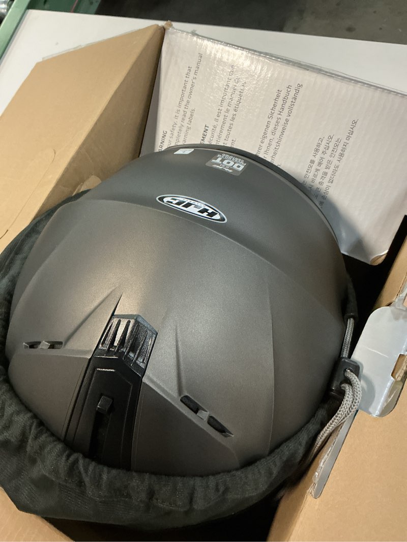 Condition photo showing Good Condition for HJC C91 Solid Modular Motorcycle Helmet with HJ-17 Pinlock Shield, DOT Approved (Semi Flat Titanium, Large) Semi Flat Titanium Large