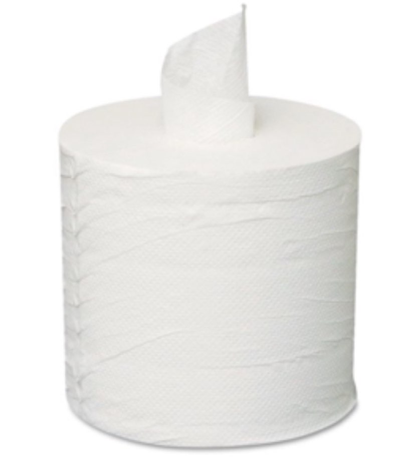 Generations Consumer 203 Centerpull Towels, 2-ply, White, 6 Rolls/carton