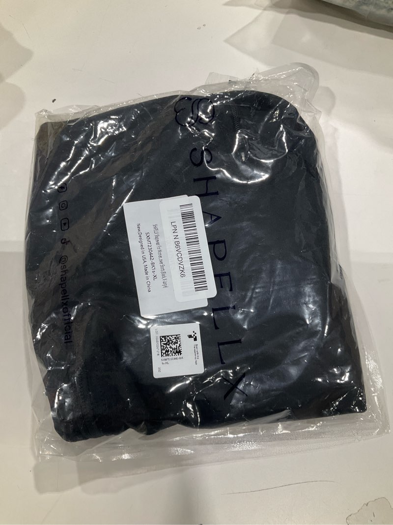 Condition photo showing Good Condition for SHAPELLX Shapewear For Women Tummy Control High Waisted Body Shaper Shorts Butt Lifting Shapewear Higher Power Panties X-Large A1-black