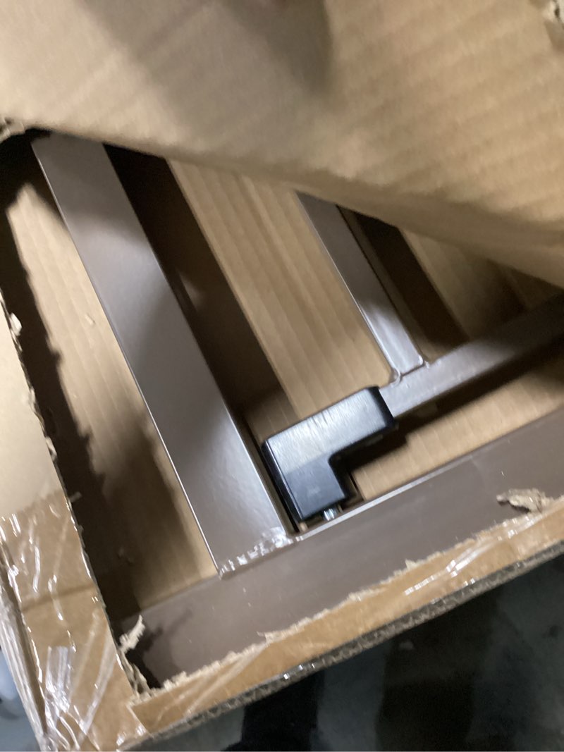 Condition photo showing Good Condition for InnoTruth 29.5–40.75" Baby Gate for Stairs, 30" Tall Dog Gates for Doorways & Hallways, Safety Gate for Kids & Pets, Pressure-Mounted Walk-Through with Dual Lock & 2-Way Swing, Brown Brown 1?29.5-40.75" W x 30" H