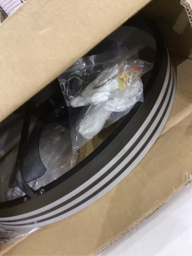 LUDOMIDE Smart Ceiling Fan with Lights and Alexa/Google Assistant/APP Control, 20" Low Profile Fan w