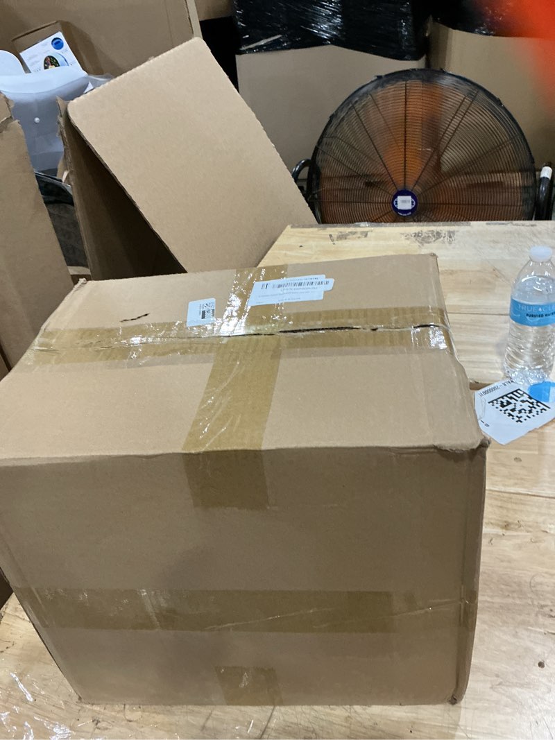 Condition photo showing New/Like New for bayou classic cooking oil storage container - seals, vented pour spout - 20 quart - stainless steel