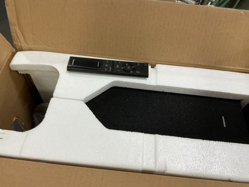 Condition photo showing Good Condition for samsung 3.1ch soundbar with wireless sub - black (hw-q6cc)