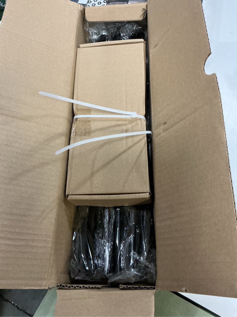 Condition photo showing New/Like New for Double Curtain Rod, Black Wrap Around Blackout Dual Curtain Rods for Windows 48 to 84 inch, Adjustable Heavy Duty Curved Spliced Room Darkening Double Rods, All Metal, Aluminium Bracket Black 36"-88"