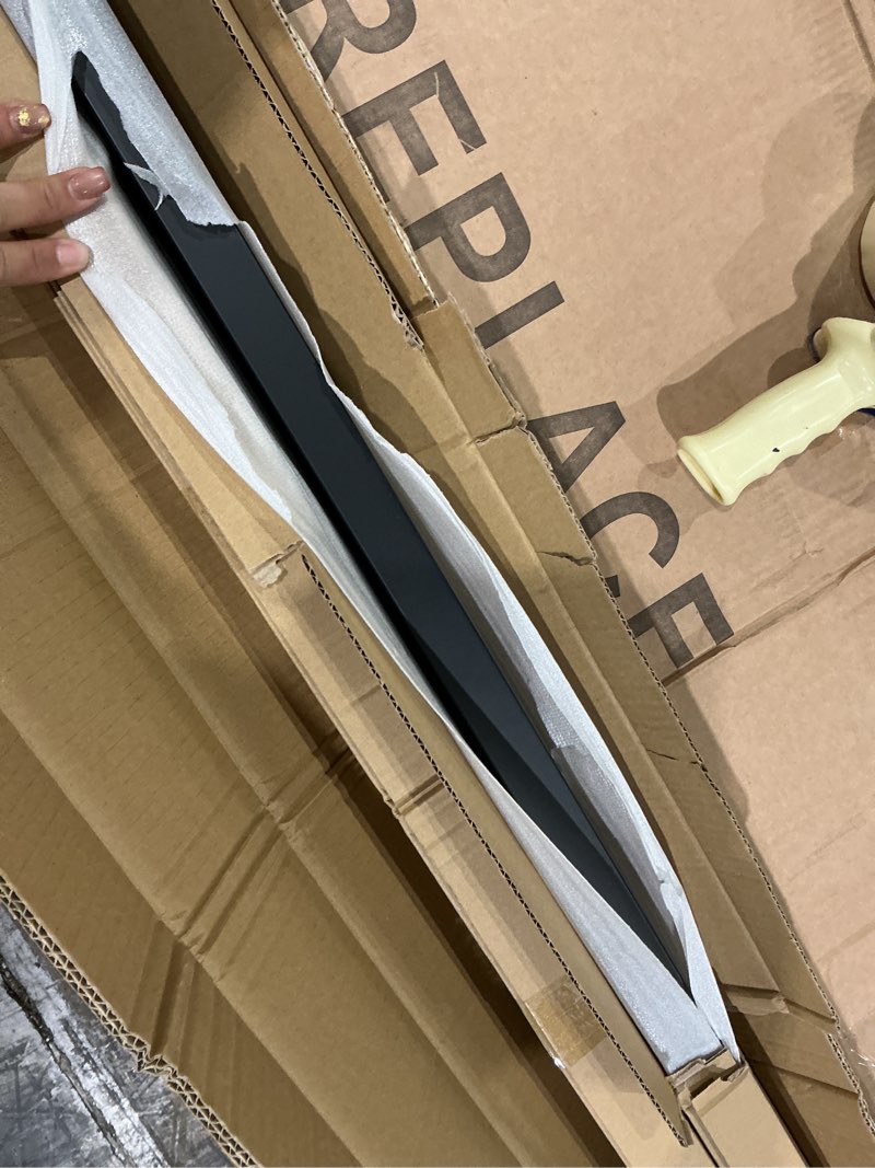 Condition photo showing New/Like New for 8ft stainless steel t304 black handrail, black rectangular cuttable handrail flat deck top rail with 2 pcs nylon end caps for indoor outdoor deck stair cable railing system diy balustrade handrail 1x 8ft