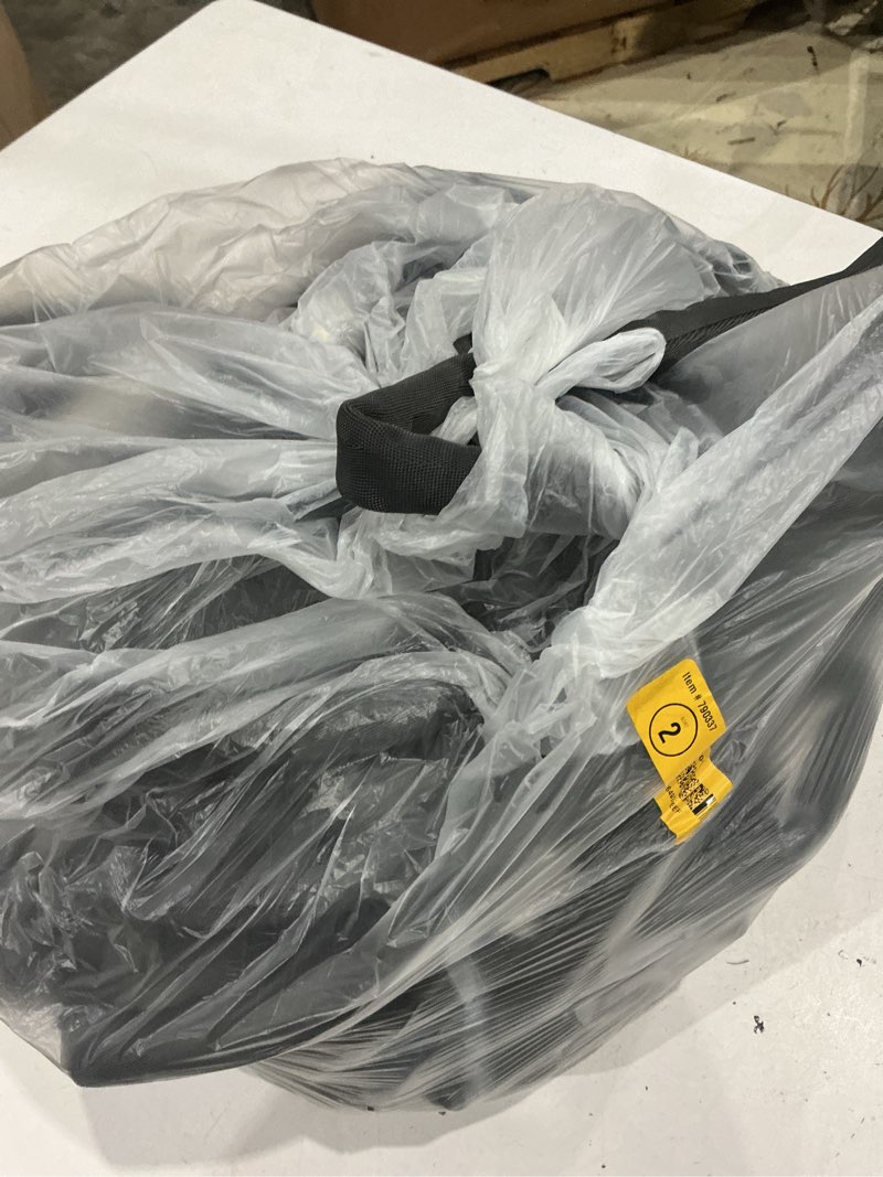 Condition photo showing As Is for zero-g teknor apex 5/8-in x 100-ft premium -duty kink free woven gray hose