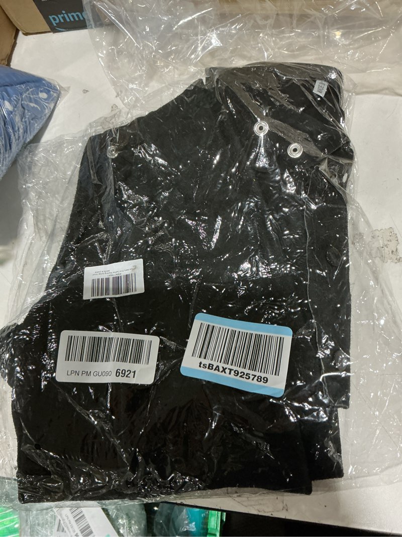 Condition photo showing New/Like New for leaseek leather welding jacket - heavy duty welding apron with sleeve,heat flame resistant cowhide weld coat for men women. small black