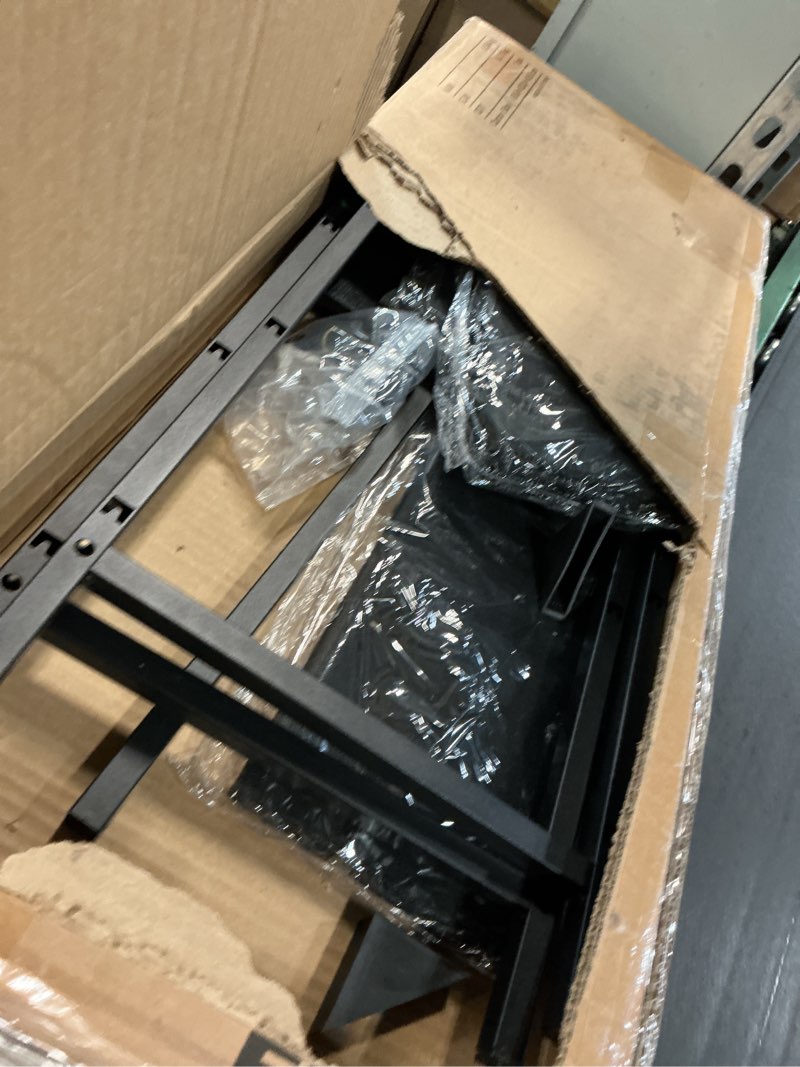 Condition photo showing Good Condition for songmics bellah collection - nightstand with charging station and app-controlled adjustable led lights, bed side table, 3 drawers and 1 open shelf, modern, ink black and ebony black ulgs303bh01s ink black + ebony black 3 drawers