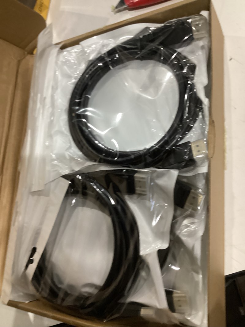 Condition photo showing Good Condition for vesa certified 8k displayport 1.4 cable 10-pack, high speed 48 gbps display port dp cable 6 feet (8k@60hz, 4k@/240hz/144hz/180hz/165hz, 1080p@240hz) for gaming computer laptop tv monitorr 6ft black 10