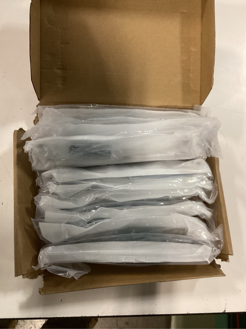 Condition photo showing New/Like New for amerdeco 10 pack brushed satin nickel knurled cabinet pulls - 6.3 inch(160mm) hole center kitchen cabinet handles drawer pulls hardware zh0034 6.25"/160mm hole center brushed satin nickel 10
