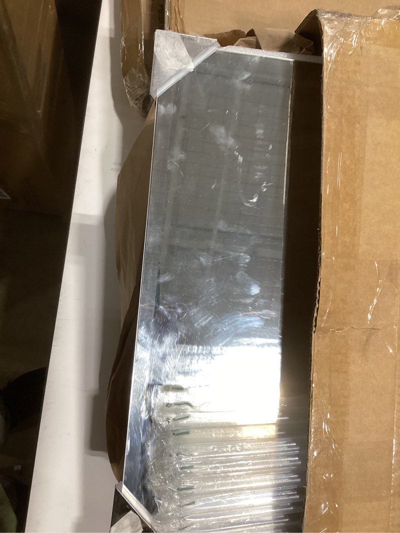 IDYLLOR Plastic Medicine Mirror Cabinet for Bathroom 16 x 20 inch, Surface and Recessed Mount