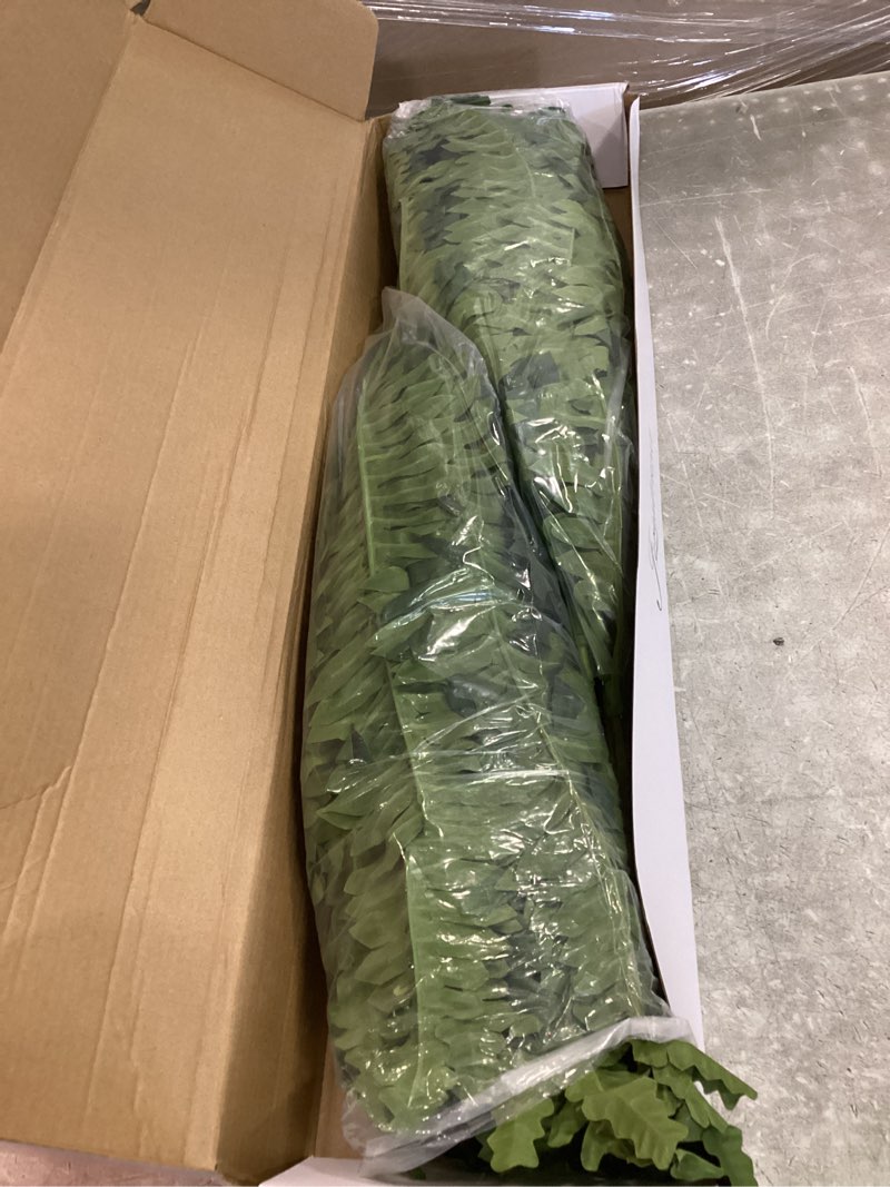 Condition photo showing Good Condition for forest prince 35" ferns artificial bush plants large, 2 artificial boston ferns with 39 fronds for outdoors home decor