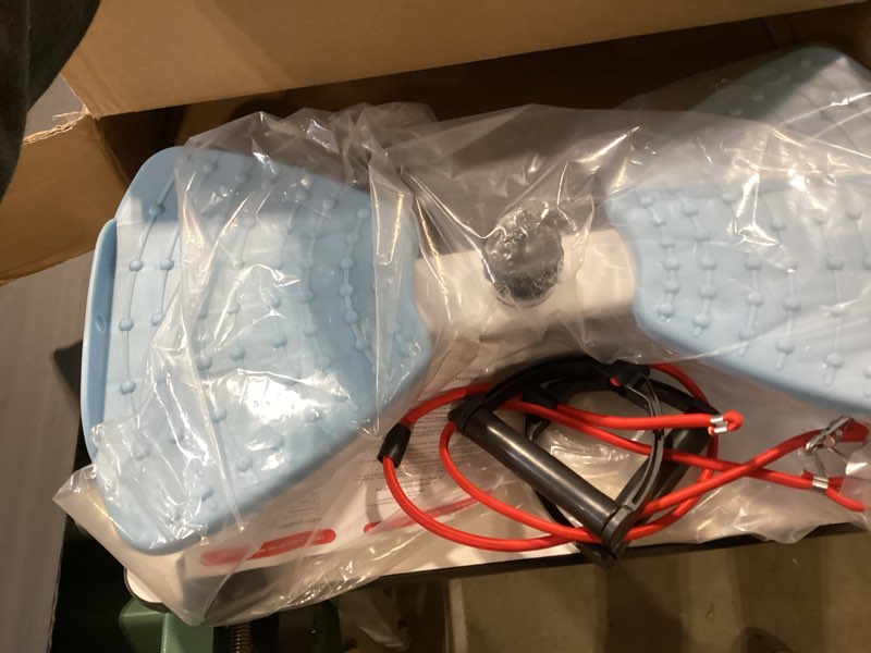 Condition photo showing Good Condition for waist twisting machine for exercise, ab twister board, core twister for women & home fitness, twist board for exercise,300 lbs capacity blue