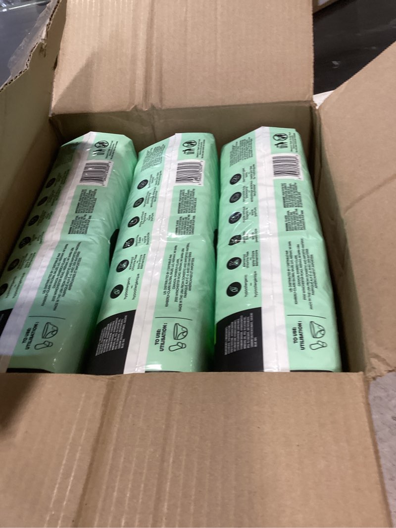 Condition photo showing New/Like New for u by kotex clean & secure maxi pads, heavy absorbency, 132 count (3 packs of 44) (packaging may vary) heavy absorbency 132