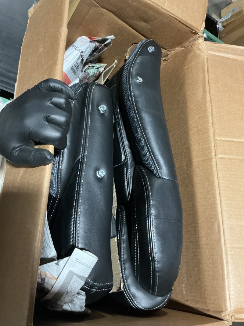 Condition photo showing Good Condition for Amazon Basics Ergonomic High-Back Office Chair with Flip-Up Arms and Lumbar Support, 29.5"D x 27.5"W x 44.75"H, Black