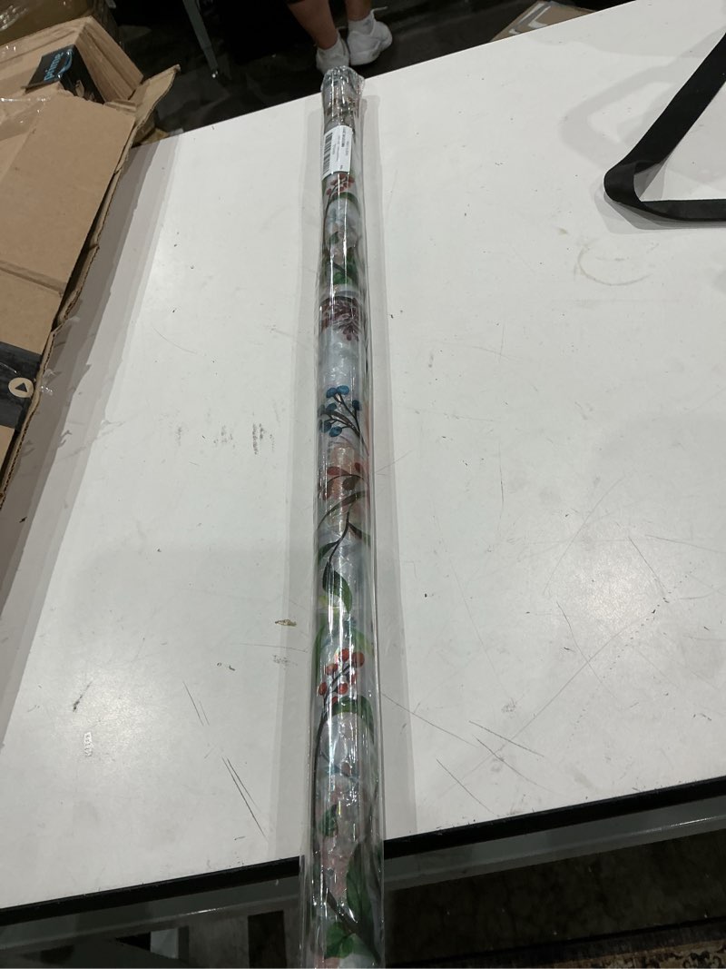 Condition photo showing Good Condition for kromapolis window privacy film, vinyl window cover, decorative stained glass film, static cling frosted privacy film, non-adhesive, glue-free (35.4 x 78.7 inches)