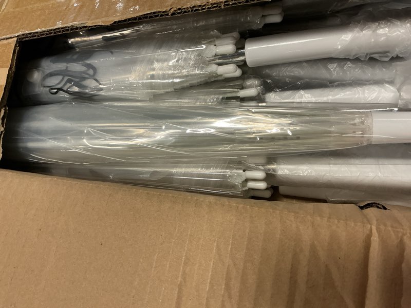 Condition photo showing Good Condition for aliceset 12 pack clear wedding bubble umbrellas bulk 46 large canopy love is in the air transparent stick umbrella with tags and rope rain windproof j hook handle auto open for wedding prom outdoor