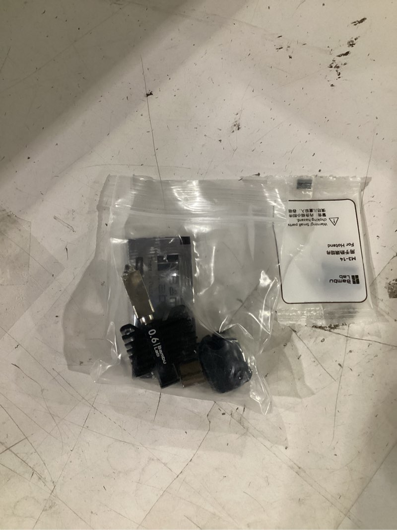 Condition photo showing Good Condition for bamboo original 0.6mm hardened steel nozzle assembly hotend kit for bambu lab x1 series and p1 series,compatible with p1s p1p x1c x1 carbon 3d printer