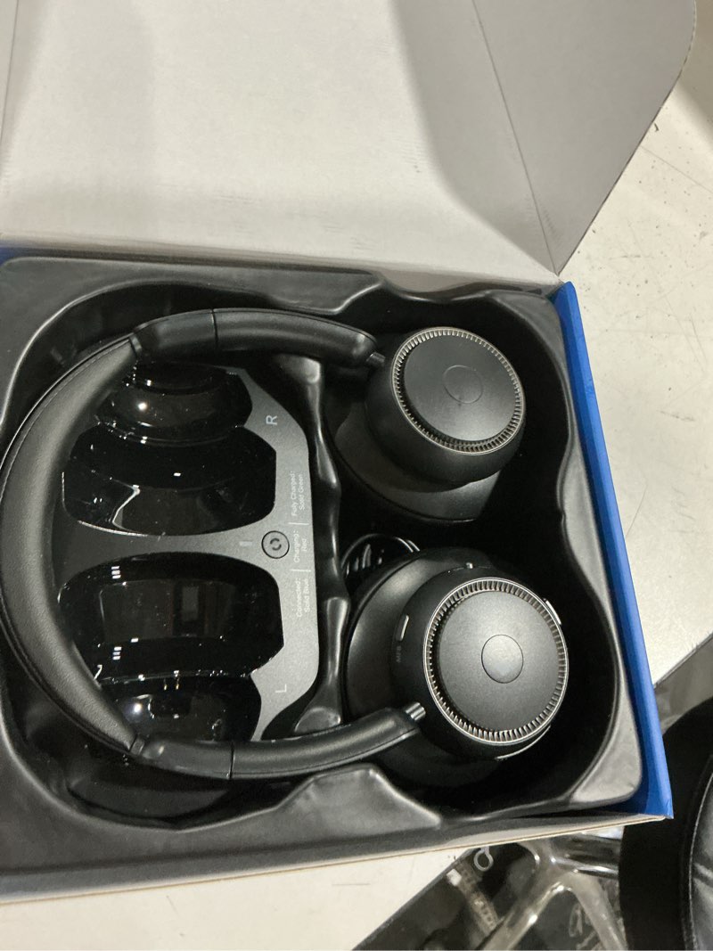 Condition photo showing Good Condition for wireless headphones for tv, tv headphones wireless for seniors with charging dock, ideal gifts for seniors, 65h playtime plug-play, assistive hearing, low latency, perfect for elderly seniors black