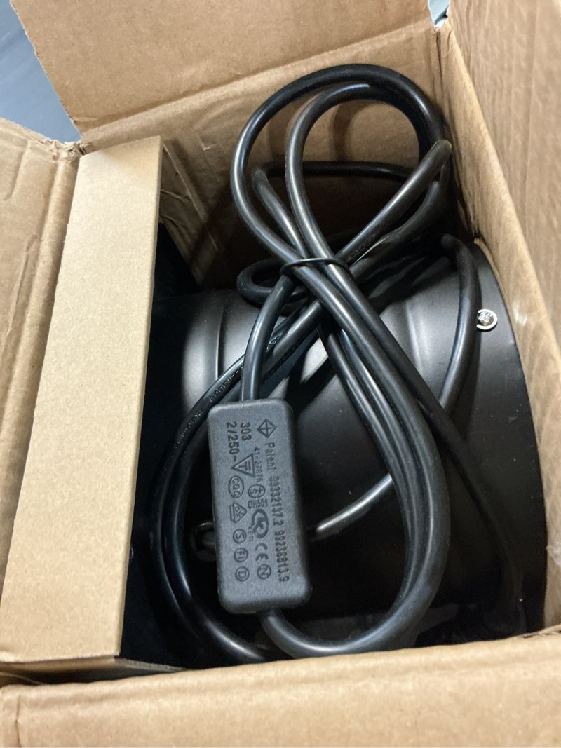 Condition photo showing Good Condition for hg power 6 inch exhaust fan, 308cfm wall exhaust fan for kitchen, metal extractor fan for attic, garage, window ventilation, hvac system black 6 inch with switch