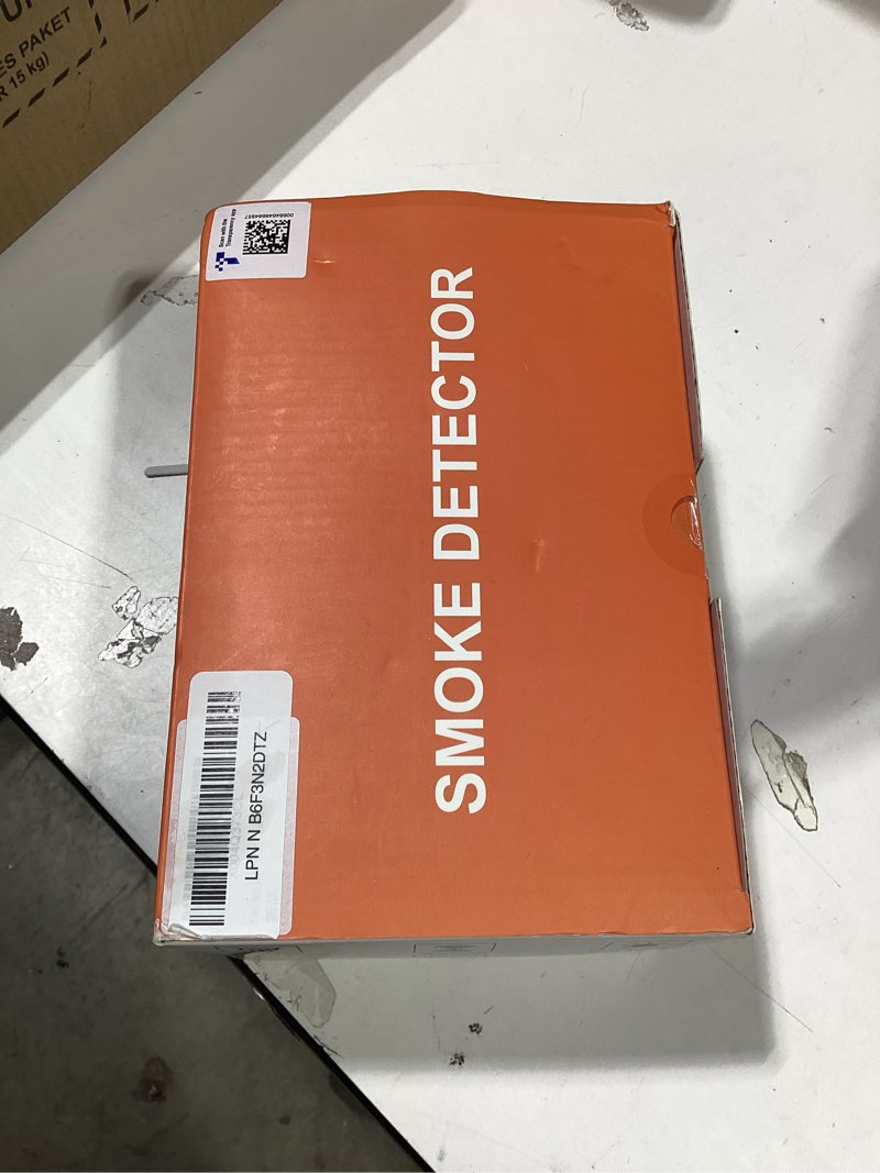 Condition photo showing Good Condition for smoke alarm fire detector,battery operated photoelectric smoke detector with test button and low battery warning, fire alarms smoke detectors for home, 6 pack