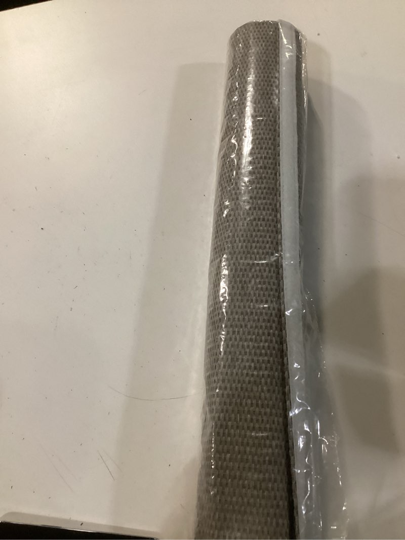 Condition photo showing New/Like New for GORILLA GRIP powerGRIP Drawer Shelf and Cabinet Liner, Thick Strong Hold, Non-Adhesive Liners Protect Kitchen Cabinets and Cupboard, Bathroom Drawers, Easy Install, Breathable Mat, 12\" x10', Charcoal 12\" x 10' Charcoal similar