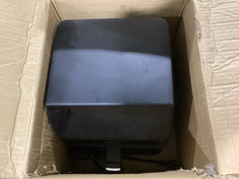 Condition photo showing Good Condition for Beelicious 5.8QT Large Air Fryer, 12-in-1 Digital Airfryer with Clear Window, 40+ Recipes, Flavor-Lock Tech, Shake Reminder, Compact, Quiet, Dishwasher Safe, Nonstick (Black) Dark Black