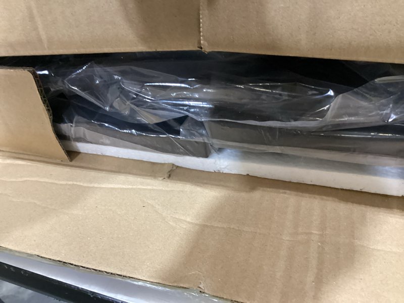 Condition photo showing Good Condition for mini fridge stand with storage, baker’s rack for mini fridge and microwave, microwave organizer shelf for kitchen storage, space-saving cabinet for coffee bar, dorm, office brown
