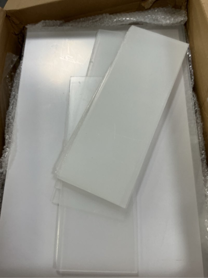 Condition photo showing Good Condition for qilery 8 pcs acrylic sign holder clear display stand frame table top slant back plastic sign holder flyer document for menu workers teachers office school desktop (11 x 17 inch) 11 x 17 inch 8