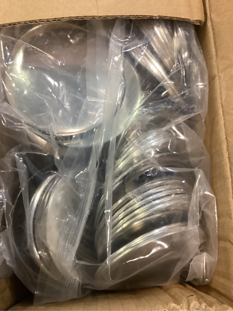 Condition photo showing Good Condition for beamnova 100 sets of metal button supplies blank 75mm / 2.95 in (approx. 3 inch) for button maker machine, slick metallic back, badge making parts round diy pin maker