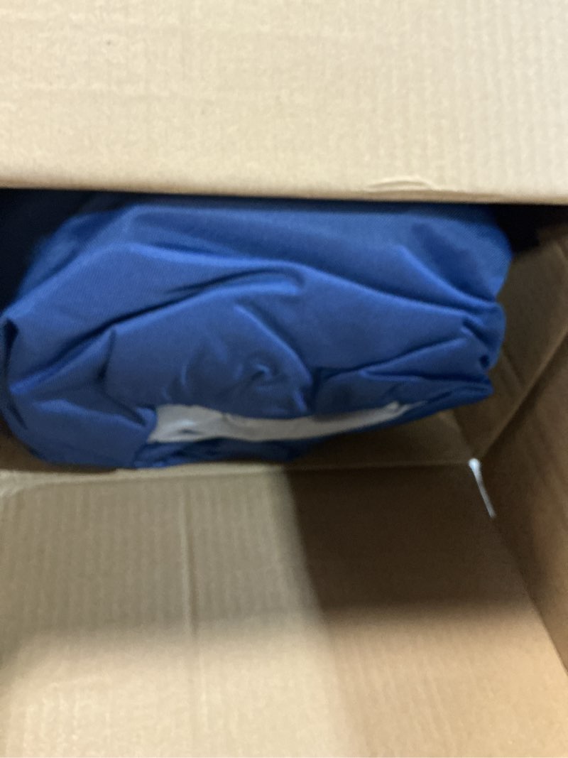 Condition photo showing Good Condition for inflatable dock platform, dog boat ramp floating non-slip oxford and pvc with lagre water ramp for dogs pool, dock, lake with traction rope, manual air pump (4.7ft x 3ft x 6in) l02
