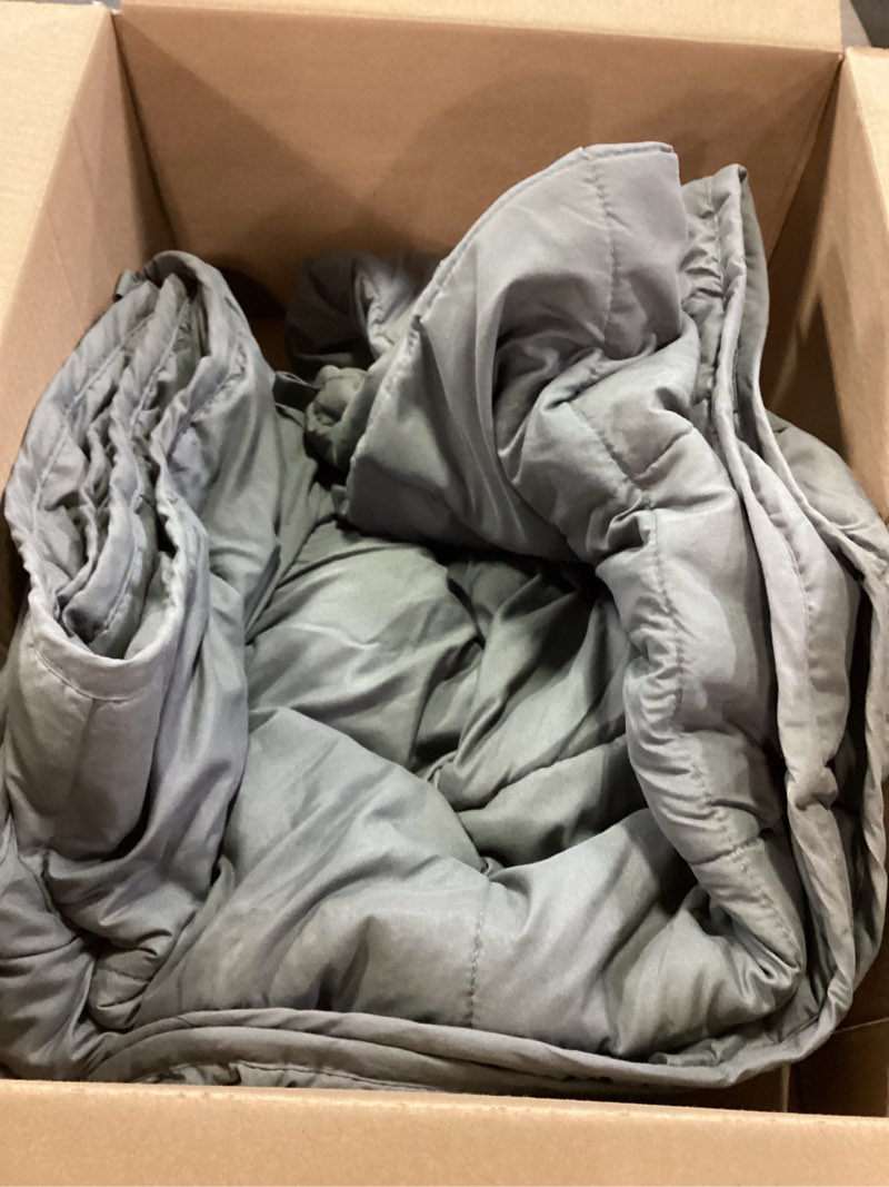 Condition photo showing Good Condition for Weighted Blanket 10lbs 48"x72", Cooling Heavy Throw for 80-120lbs Persons, Premium Glass Beads & Soft Breathable Fabric for All-Season Sleeping Comfort 10lbs 48” x 72“