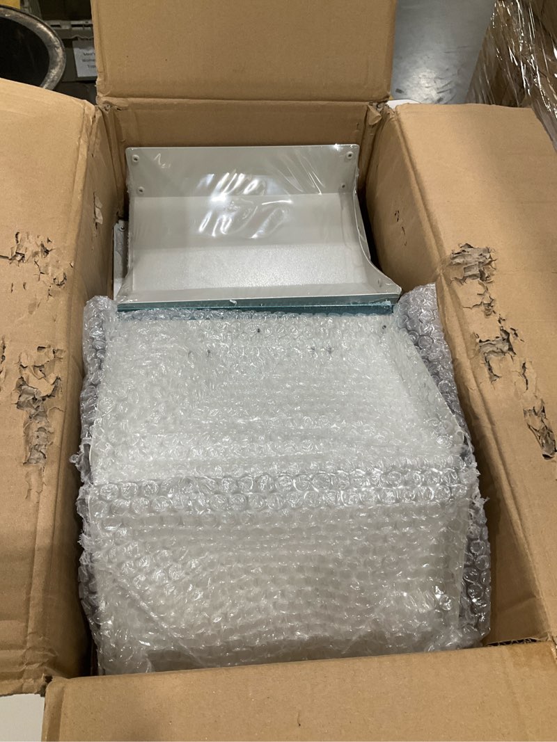 Condition photo showing Good Condition for automatic dog feeder large breed outdoor & indoor galvanized dog food dispenser 15lbs wall mountable gravity pet food station auto feeder self feeding with clear door for puppy, dog, cat