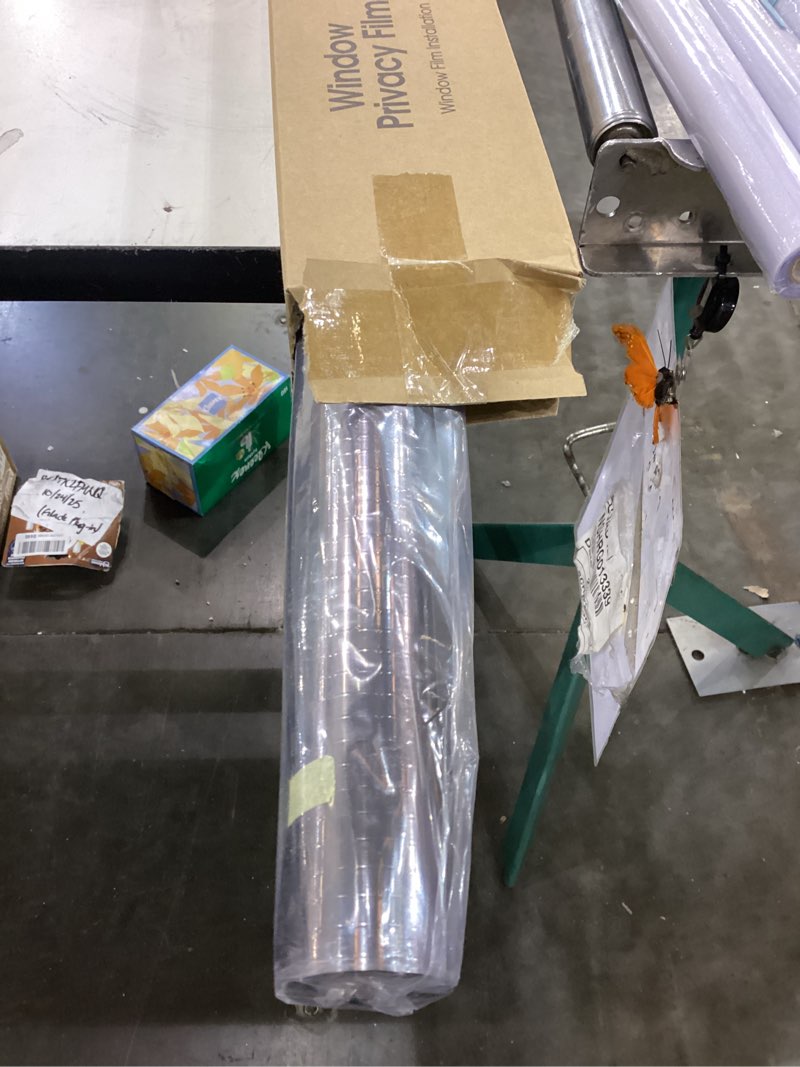 Condition photo showing New/Like New for Coavas One Way Privacy Window Film Reflective Window Tint for Home,Static Cling Mirror Heat Blocking Covering See Out Not in,Anti-Uv House Daytime Privacy, Blue-Silver,35.4x157.5 in 35.4 x 157.5 Inch Blue